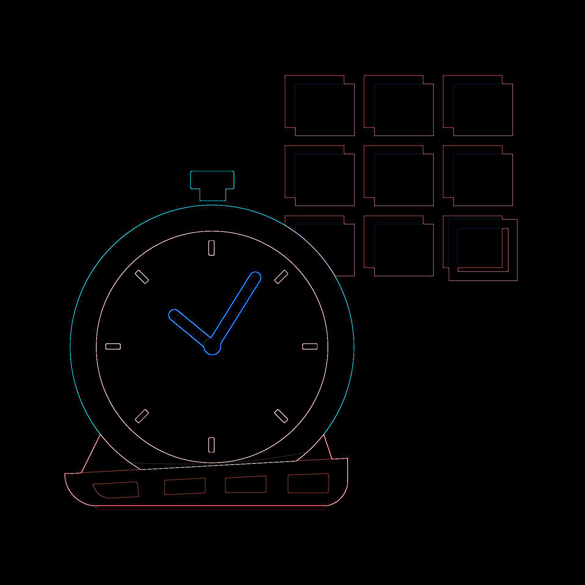 A person using a calendar and a stopwatch, symbolizing time management.